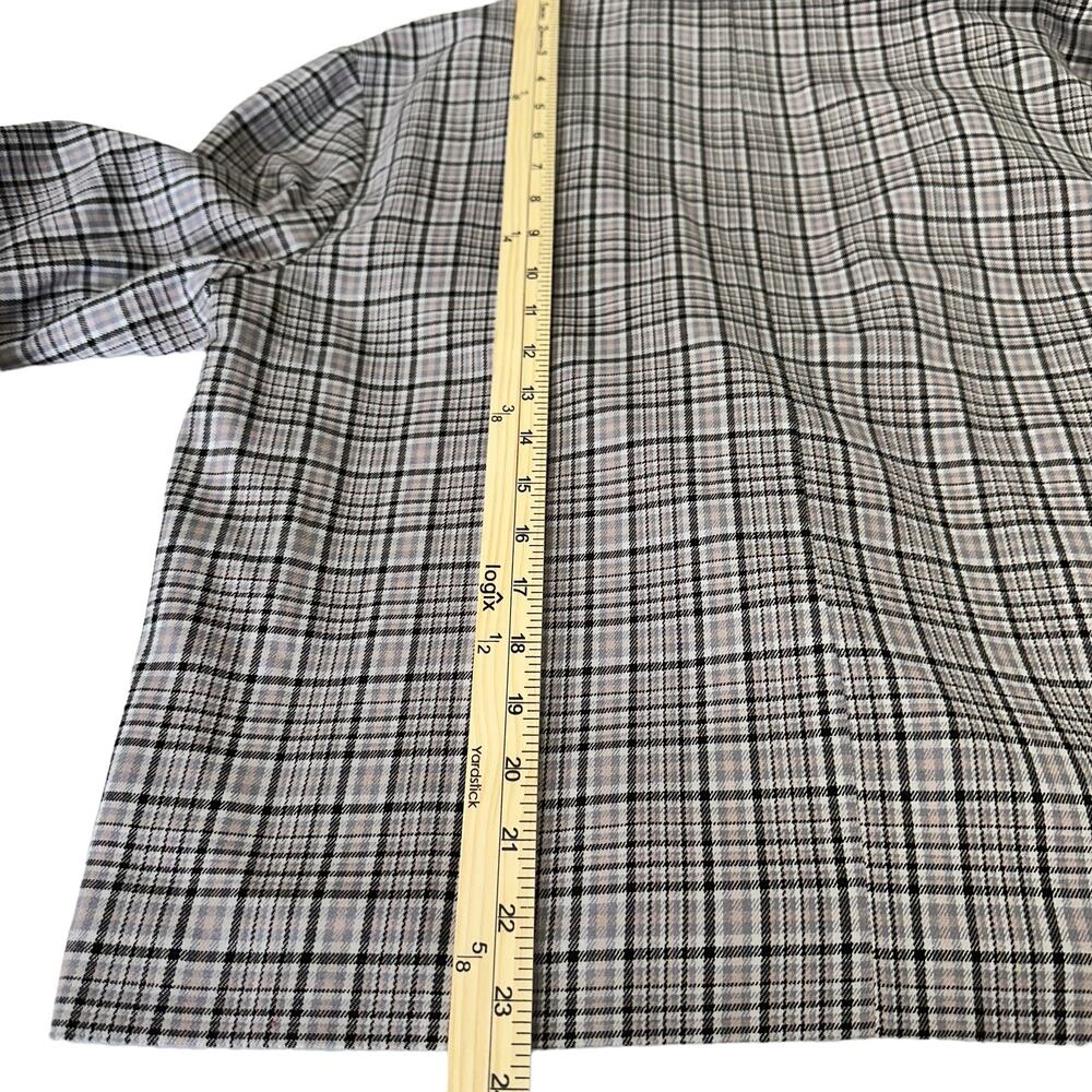 #235 FREE PEOPLE-WE THE‎ FREE CALI BOXY PLAID BLAZER SIZE: SMALLL- RET: $168 - Picture 11 of 13